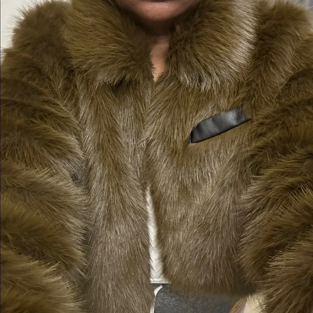 Akira fur jacket- Rich Brown - Picture 7 of 7